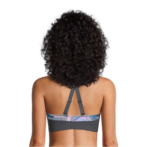 Women’s Split Racerback Active Sports Bra Adjustable Straps Size S - Picture 5 of 5